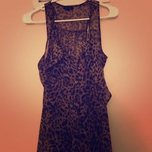 Leopard print blouse